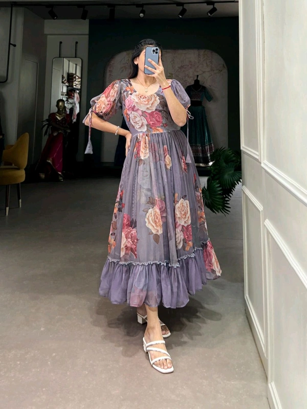 Antique Fashion 1 Beautiful Frock  - colour 4