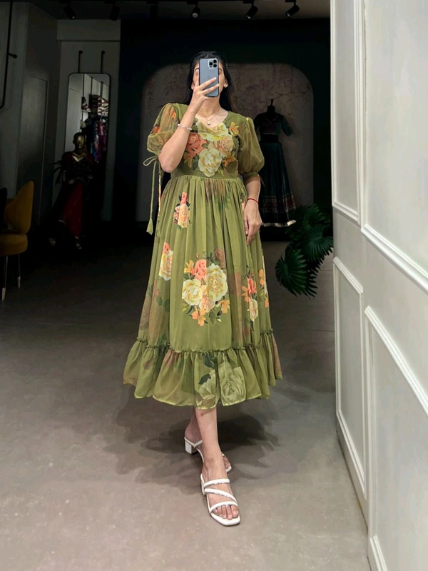 Antique Fashion 1 Beautiful Frock  - colour 9