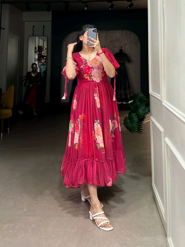 Antique Fashion 1 Beautiful Frock  - colour 12