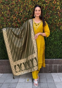 Antique Fashion 1 Kurti Pant Dupatta Collection 2024 - XL