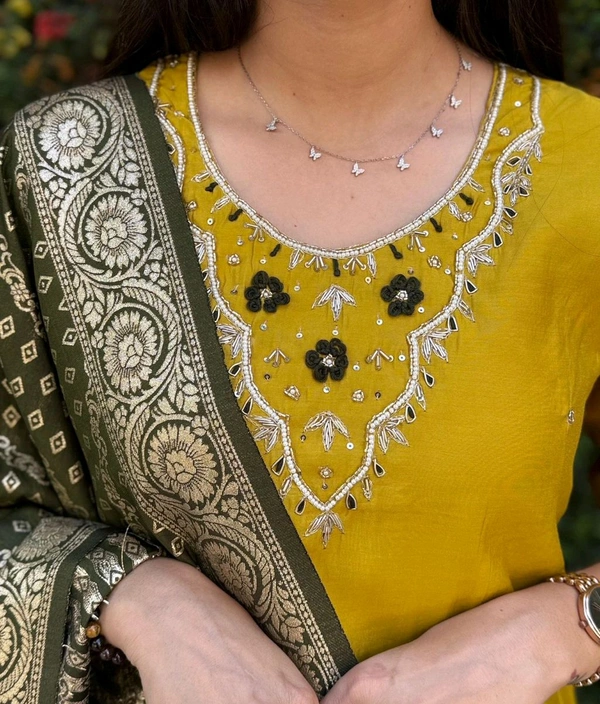 Antique Fashion 1 Kurti Pant Dupatta Collection 2024 - XL