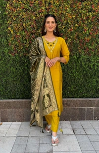 Antique Fashion 1 Kurti Pant Dupatta Collection 2024 - XL