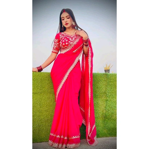 Antique Fashion 1 Beautiful Saree Collection 2024 - colour 1, Unstitched Blouse
