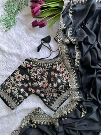 Antique Fashion 1 Beautiful Saree Collection 2024 - colour 3, Stitched Blouse