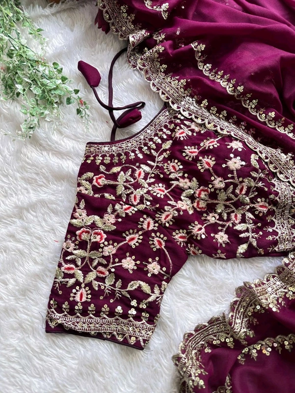Antique Fashion 1 Beautiful Saree Collection 2024 - colour 7, Unstitched Blouse