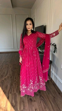 Antique Fashion 1 Launching New Festival Long Gown  Duptta - XL, colour 1