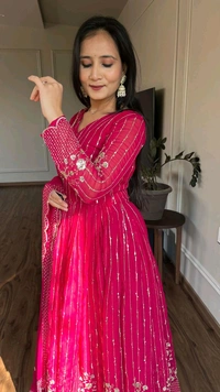 Antique Fashion 1 Launching New Festival Long Gown  Duptta - XL, colour 1