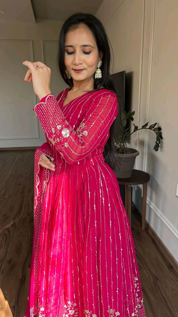 Antique Fashion 1 Launching New Festival Long Gown  Duptta - XL, colour 1