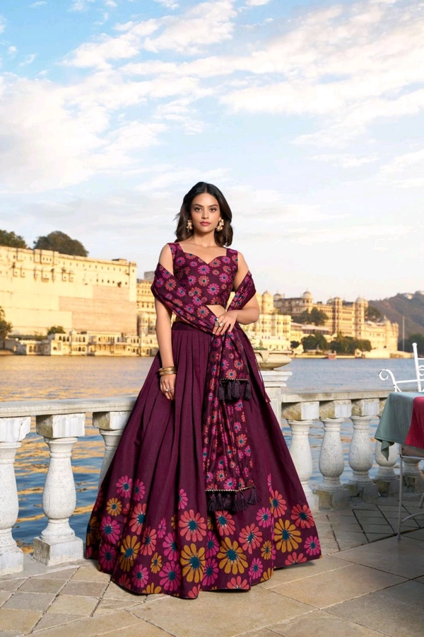 Antique Fashion 1 Lehenga Choli Collection  - colour 1, Unstitched Blouse