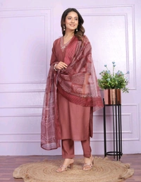 Antique Fashion 1 Designer Kurti Pant Collection  - XL