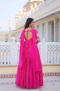 Antique Fashion 1 Designer Gown With Dupatta  - colour 1, M