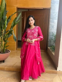 Antique Fashion 1 Designer Gown With Dupatta  - colour 1, XL