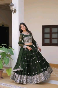 Antique Fashion 1 New Launching Lehenga Collection  - colour 2, M