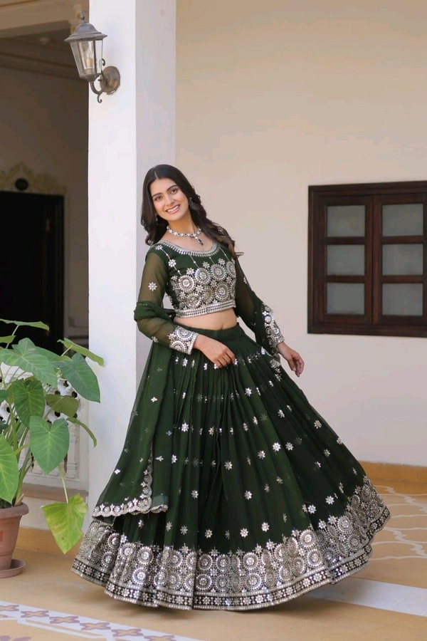 Antique Fashion 1 New Launching Lehenga Collection  - colour 2, M