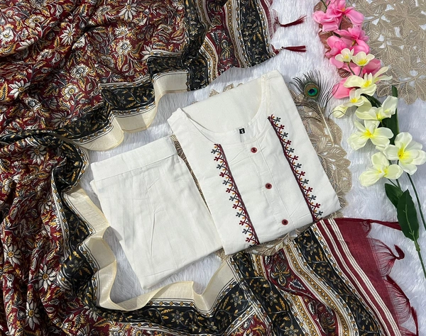 Antique Fashion 1 kurti pant collection  - L