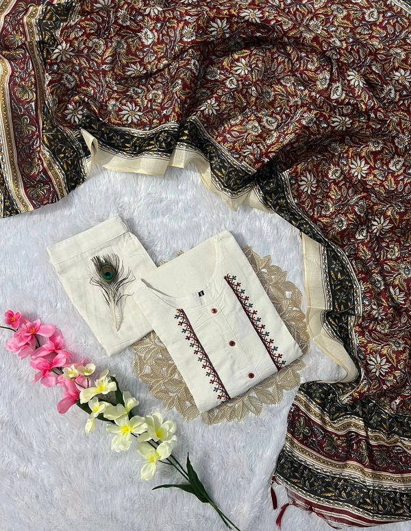 Antique Fashion 1 kurti pant collection  - L