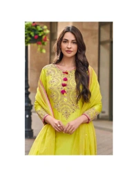 Antique Fashion 1 Designer Kurti plazoo Set  - L
