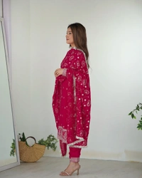 Antique Fashion 1 Kurti Pent Ready to wear  - Xl