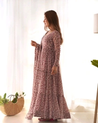 Antique Fashion 1 Anarkali Gown Suit Set - 2XL