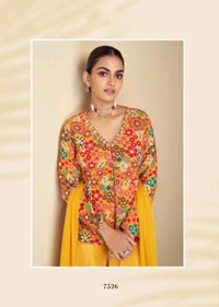 Antique Fashion 1 Top Plazo Set Collection  - M