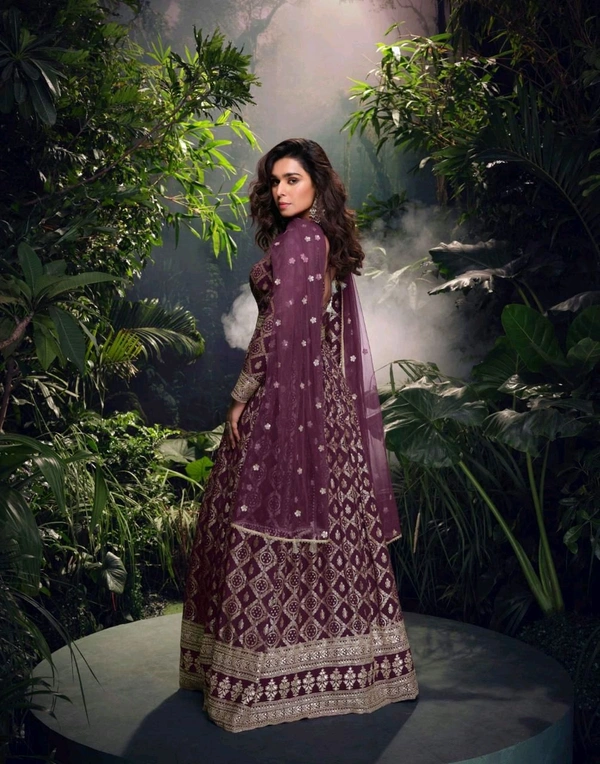 Antique Fashion 1 Anarkali Gown Suit Set Collection  - XL