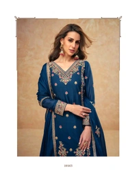 Antique Fashion 1 Kurti Plazo Set Collection  - M, colour 2