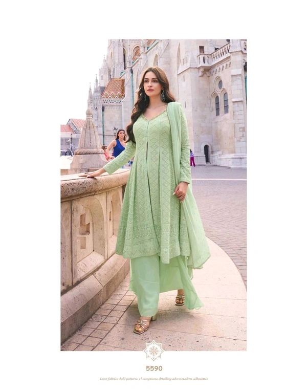 Antique Fashion 1 Kurti Plazo Collection  - XL
