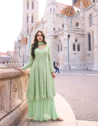 Antique Fashion 1 Kurti Plazo Collection  - XL