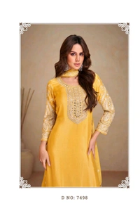 Antique Fashion 1 Designer Kurti Pant Collection  - L