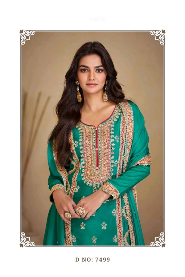 Antique Fashion 1 Designer Kurti Pant Collection  - XL
