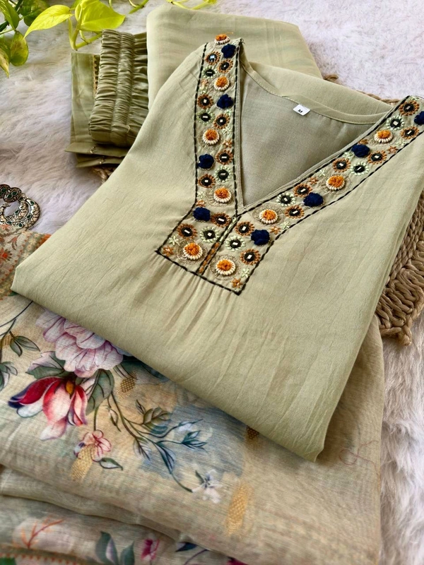 Antique Fashion 1 Designer Kurti Pant Collection  - XL