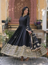 Antique Fashion 1 Gown With Dupatta Collection  - colour 1, 2XL