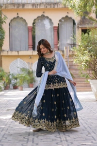 Antique Fashion 1 Kurti Plazo Set Collection  - XL, colour 1