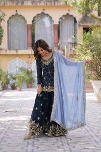 Antique Fashion 1 Kurti Plazo Set Collection  - XL, colour 1
