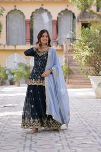 Antique Fashion 1 Kurti Plazo Set Collection  - 2XL, colour 1