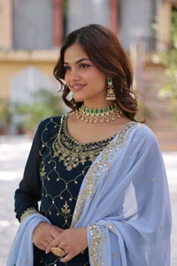 Antique Fashion 1 Kurti Plazo Set Collection  - 2XL, colour 1