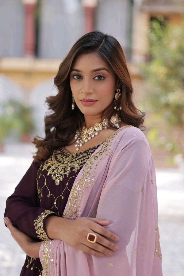 Antique Fashion 1 Kurti Plazo Set Collection  - M, colour 2