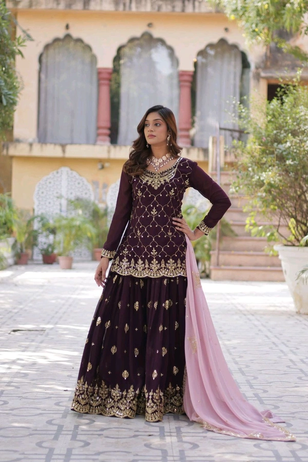 Antique Fashion 1 Kurti Plazo Set Collection  - XL, colour 2