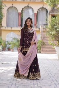 Antique Fashion 1 Kurti Plazo Set Collection  - XL, colour 2