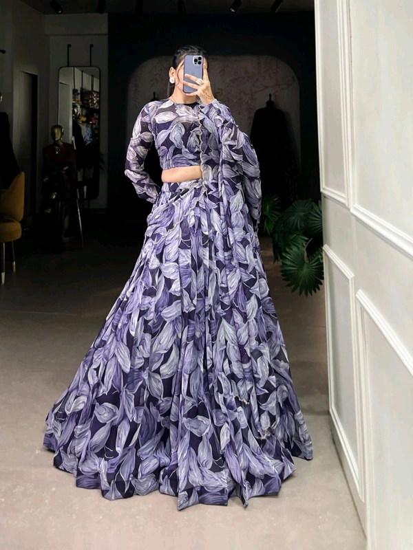 Antique Fashion 1 Lehenga Choli  - colour 1, Unstitched Blouse