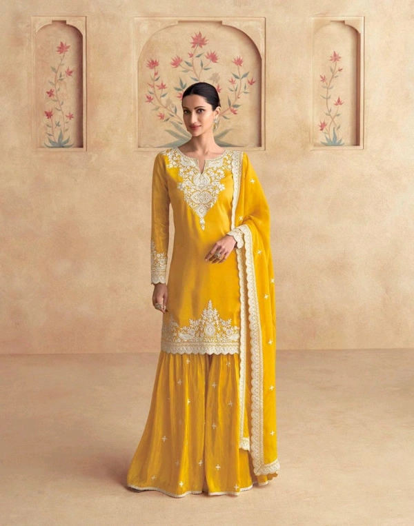 Antique Fashion 1 Kurti Plazo Set Collection  - M