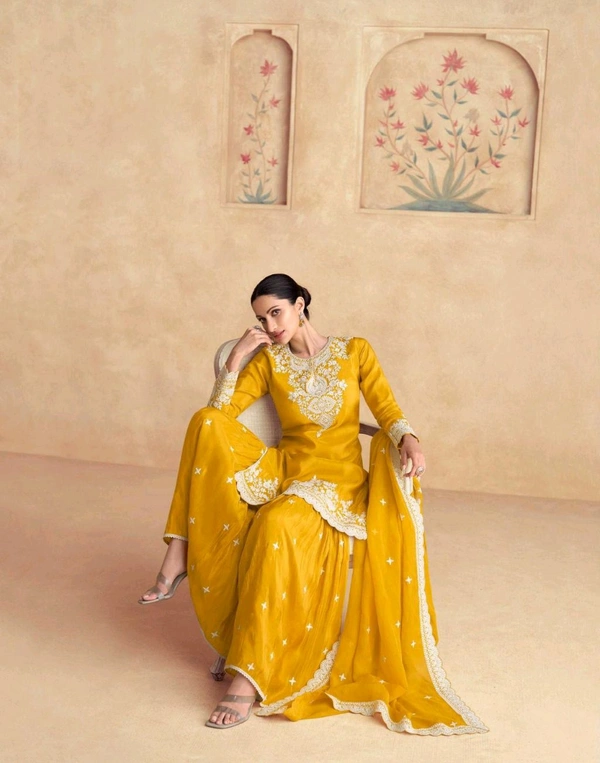 Antique Fashion 1 Kurti Plazo Set Collection  - XL