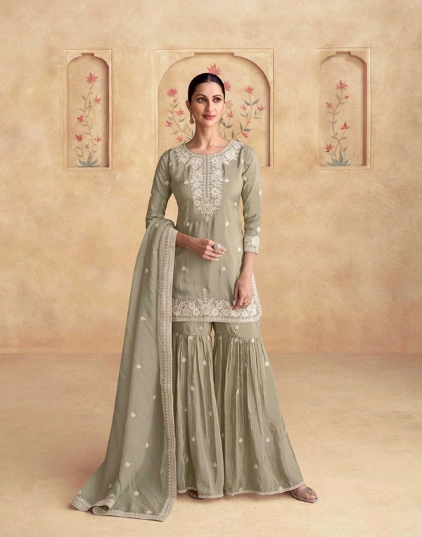 Antique Fashion 1 Kurti Plazo Set Collection  - XL