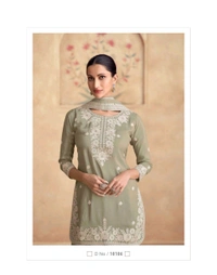 Antique Fashion 1 Kurti Plazo Set Collection  - XL