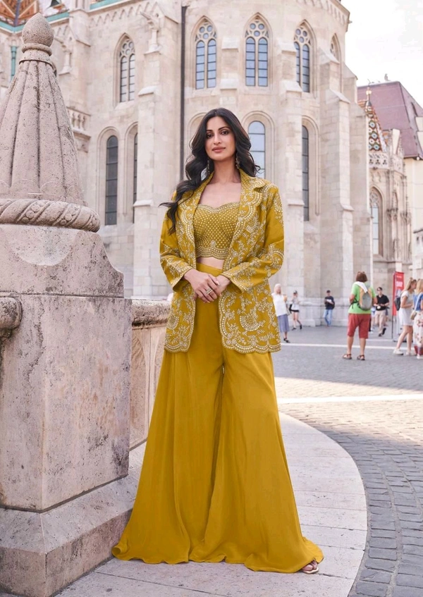 Antique Fashion 1 Kurti Plazo Set  - colour 2