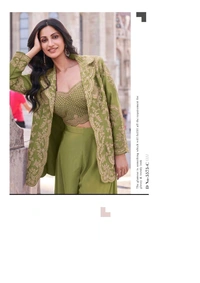 Antique Fashion 1 Kurti Plazo Set  - colour 3
