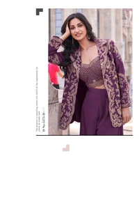 Antique Fashion 1 Kurti Plazo Set  - colour 4