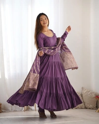 Antique Fashion 1 3 Pcs Set  - Xl, mauve purple