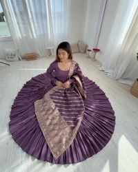 Antique Fashion 1 3 Pcs Set  - Xl, mauve purple