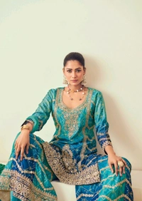 Antique Fashion 1 Top Plazo Set  - colour 3, L